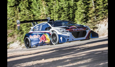 Peugeot 208 T16 Pikes Peak 2013 Winner with Sébastien Loëb - Pikes Peak Hill Climb Record 1